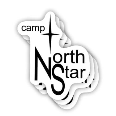 Imagem de (3 peças) Adesivo Camp North Star, frases motivacionais sarcásticas, citação humorística, decalque de vinil para Kindle, laptop, garrafa de água, capacete rígido de telefone, adesivo de citação de