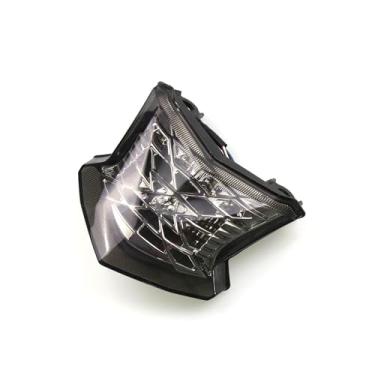 Imagem de Zoom Tech Luzes traseiras LED integradas compatíveis com Kawasaki 2017-2024 Z900 Z650 Ninja 650, 2020-2024 ZH2 - Tela fumê