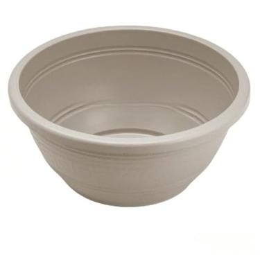 Imagem de Vasos Cuia Rosa do Deserto 6,6 Litros Vasos Redondos Cor Areia- Drenagem Perfeita e Formato Ideal(15 CUIAS + 15 PRATOS)