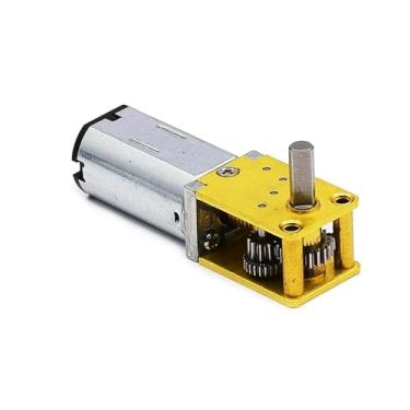 Imagem de N30 Metal Gearbox Gear Electronic Starter DC3V-12V 4rpm-380rpm Motor de alto torque de velocidade lenta com autotravamento DIY Robot Car (E 34RPM-136RPM)