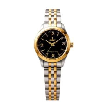 Imagem de Relógio Feminino Orinet Original A Prova D Agua Prata/golden (Prateado/Dourado-Preto)