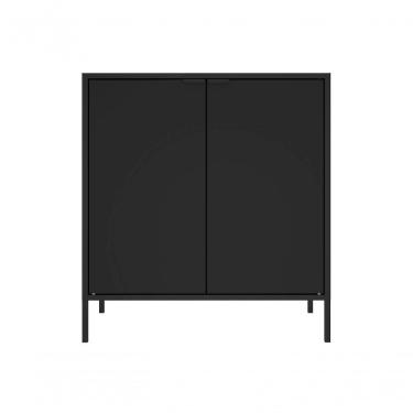 Imagem de Balcão Alto Multiúso Itatiaia Smart - 2 Portas - Preto Matte