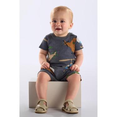 Imagem de Macaquinho Estampado para Bebê Menino Up Baby-Masculino