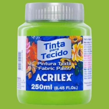 Imagem de Tinta para Tecido Fosca 250ml Acrilex - Cores Frias - 04125, VERDE FOL