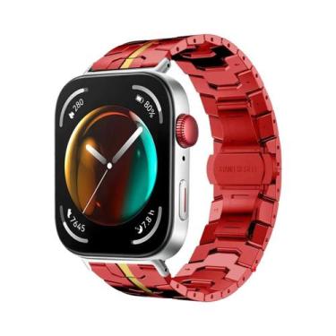 Imagem de Pulseira De Metal Ajustável Em Aço Inoxidável Para Smartwatch Huawei W