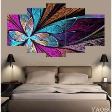 Imagem de quadros decorativo 5 peças mod Moderno - autopc 3mm