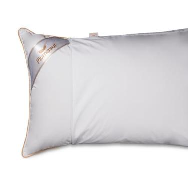 Imagem de CAPA PARA TRAVESSEIRO 50X90CM IMPERMEAVEL 233 FIOS COM ZÍPER BRANCO - Plumasul
