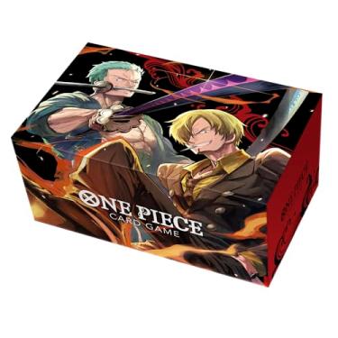 Imagem de BANDAI Estojo de cartão colecionável de uma peça Zoro & Sanji Edição Limitada 2023 Flip-Top Papelão Branco Retangular 1 kg Pacote com 1