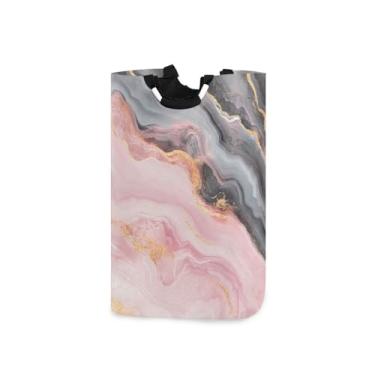 Imagem de CEBUGI Cesto de lavanderia com fundo abstrato cesto de roupa suja dobrável para roupas, quarto, banheiro, dormitório