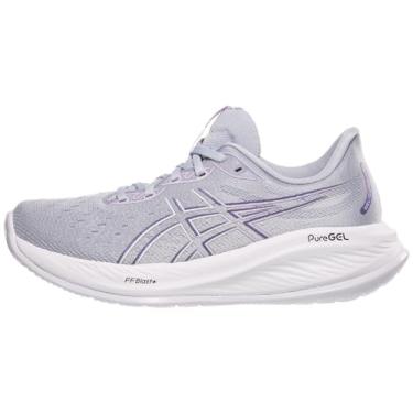 Imagem de ASICS Tênis de corrida feminino Gel-Cumulus 26, Piedmont Cinza/Branco, 38