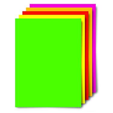 Imagem de Royal Brites Placas de pôster neon, quadro de apresentação clássico, 25,7 x 35,5 cm, cores neon sortidas (pacote com 60)