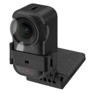 Imagem de GEEKRIA Suporte magnético compatível com câmera de ação DJI Osmo Nano, suportes estabilizadores de mesa, alça ajustável, adequado para mesa, atividades ao ar livre, fotos de carro (preto)