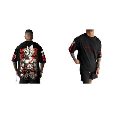 Imagem de Camiseta Masculina Dragon Ball Goku Black Super Saiyan Verão Estilo Ur