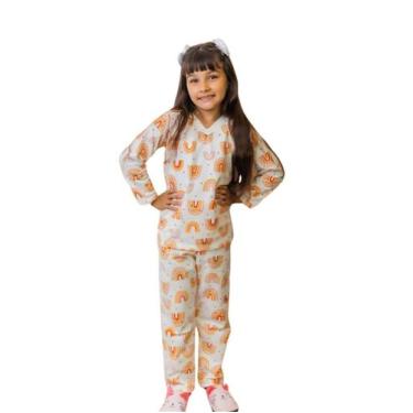 Imagem de Pijama FLANELADO Infantil 100% Algodão para Pequenas Princesas - Confo