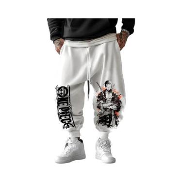 Imagem de Calças Leggings Unissex De Hip-hop Esportivas Em Algodão Puro, Ajuste 