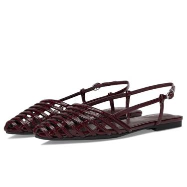 Imagem de Calvin Klein Glessia feminina, Patente vermelho escuro, 37