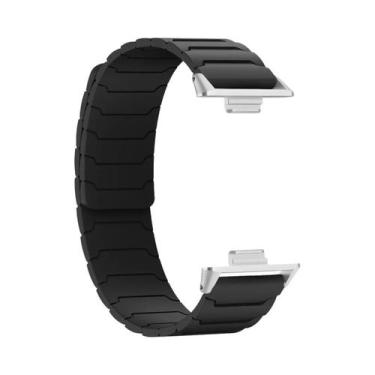 Imagem de Pulseira Magnética De Silicone Para Xiaomi MiBand 8 pro 9 pro Redmi Wa