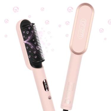 Imagem de Escova Alisadora de Cabelo Prizm 20s - Aquecimento Rápido - Rosa