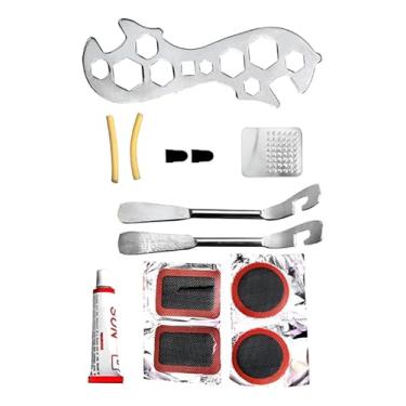 Imagem de Kit Reparo Pneu Bike Com Ferramenta 12 Peças Bicicleta