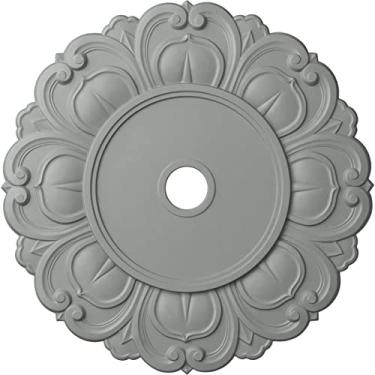 Imagem de Medalhão de teto Ekena Millwork CM32ANACS, cobre antigo, 32 1/4"OD x 3 5/8"ID x 1 1/8"P (Fits Canopies up to 15 3/4"), Factory Primed