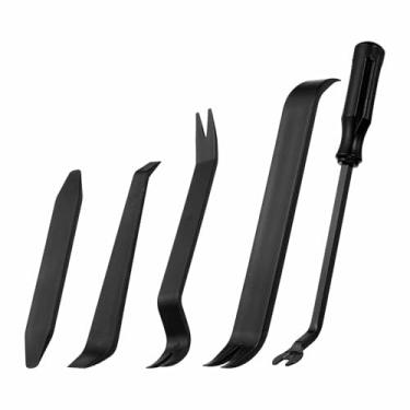 Imagem de HARFINGTON Kit de ferramentas de remoção de acabamento de carro de plástico sem arranhões Conjunto de ferramentas de remoção de prendedor automático para painel interno de janela de porta de carro