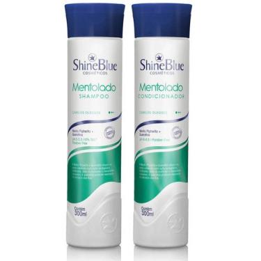 Imagem de Kit Mentolado Shine Blue Shampoo Condicionador