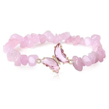 Imagem de Gushijieju Pulseira de cristal presentes para mulheres, namorada, esposa, Natal, Dia dos Namorados, aniversário, meias femininas, caixa de presente de joias, One Size, Cristal, Quartzo