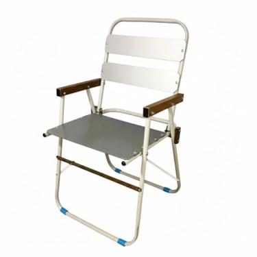 Imagem de Cadeira Dobrável Flamingo M1 Alumínio 100% Ergonômica Alta Leve Fosco - F030