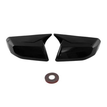 Imagem de Capa adesiva de espelho retrovisor de asa para Chevy para Colorado 2023 2024 lado do carro esquerda direita tampas de asa de asa de asa (aparência de carbono)