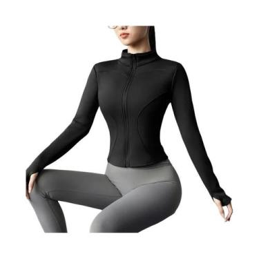 Imagem de Jaqueta De Inverno Feminina De Fleece Com Zíper Completo E Manga Longa