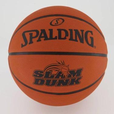Imagem de Bola De Basquete Spalding - Slam Dunk-Borracha-Laranja-Tam 7-Unissex