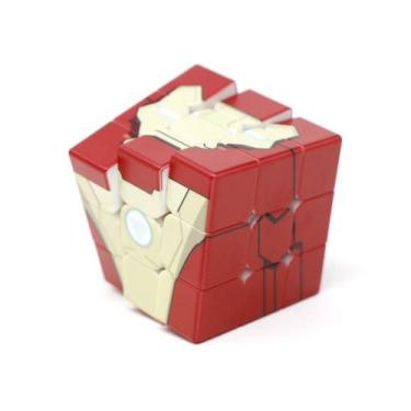 Imagem de Cubo Mágico Personalizado 3x3x3 Profissional - Vinci Cube Homem De Fer