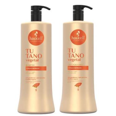 Imagem de Kit Shampoo + Condicionador Haskell Tutano Vegetal 1 Litro