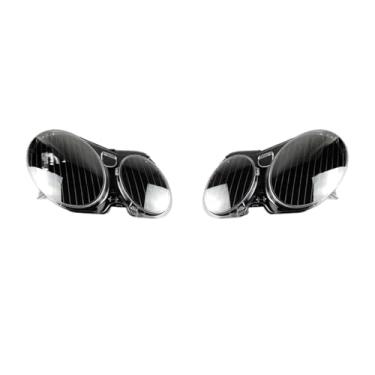 Imagem de Compatível com Benz Classe E W211 E240 E200 E350 E280 E300 2005~2008 Lente do farol Faróis Capa Shell Abajur(1 Pair)