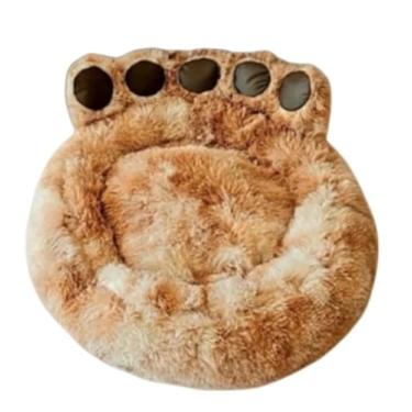 Imagem de Cama pata nuvem colchão caminha para cachorro gato(BEGE MESCLADO,70cm M)