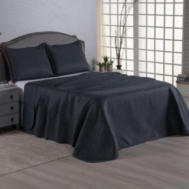 Imagem de Kit Cobre Leito Colcha Casal 03 Peças Dupla Face Matelado Petchwork Li