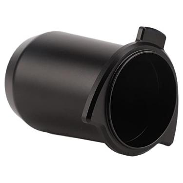 Imagem de Generic Copo Alimentador de pó de café de Liga de Alumínio Premium 54mm Caneca Doseadora Anti-voadora para Amantes de café (Preto)