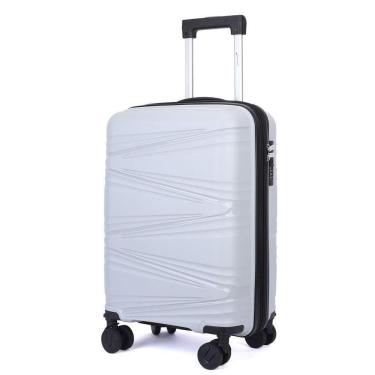 Imagem de Mala De Bordo 10kg Viagem Zíper Expansível Em Polipropileno Rodinhas 360º Tsa - Bocaiúva - Cruzeiro Gelo