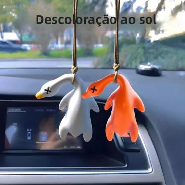 Imagem de Pingente De Pato Assado Com Sensor UV Que Muda De Cor, Chaveiro E Ping