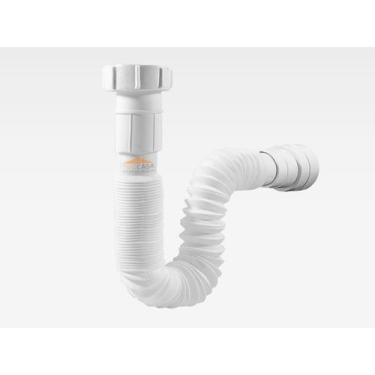 Imagem de Sifão instala fácil pvc corrugado - branco 1683 - Roddex
