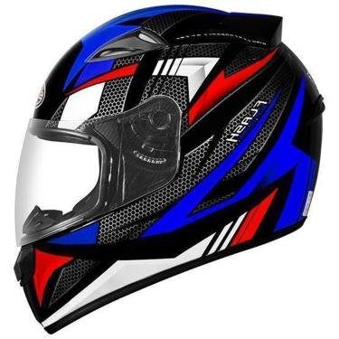 Imagem de Capacete Ebf New Spark Flash Preto e Azul Cor:;Tamanho:61;Gênero:Feminino-Feminino