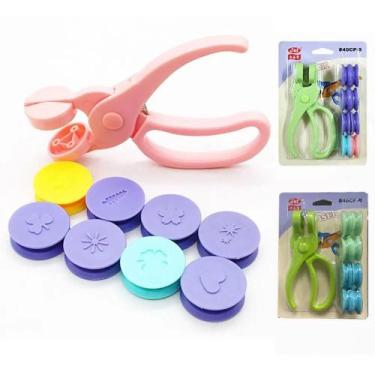 Imagem de Máquina Manual De Estampar Papel Para Artesanato Infantil DIY - Brinqu