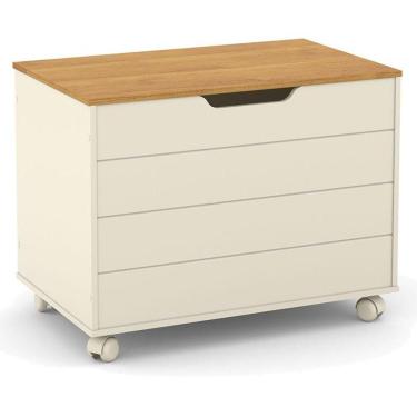 Imagem de Baú Toy Off White Freijó - Matic