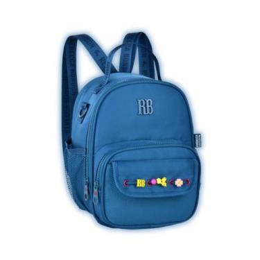 Imagem de Lancheira Térmica Rebecca Bonbon 2 em 1 Costa ou Transversal Cor:Azul,