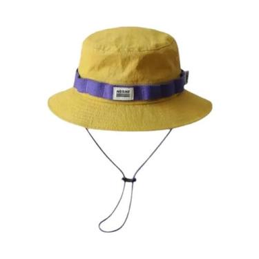 Imagem de Chapéu De Aba Larga Com Proteção UV, Ajustável, Respirável, Para Pesca