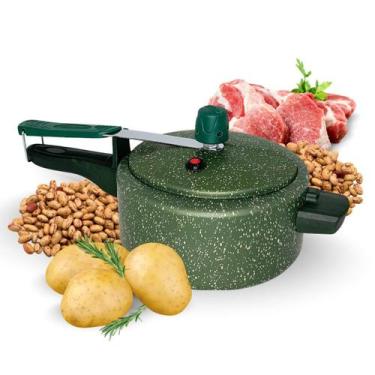 Imagem de Panela de Pressão Antiaderente Teflon 2 litros 70kPa Segura - Ramos