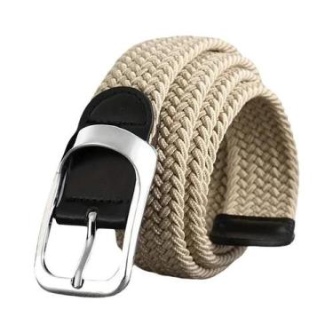 Imagem de Cinto Elástico Ajustável Unissex Com Fivela De Botão, Presente Festivo