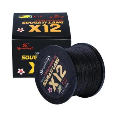Imagem de Linha De Pesca Trançada PE De 12 Fios, Resistente À Abrasão, Para Água