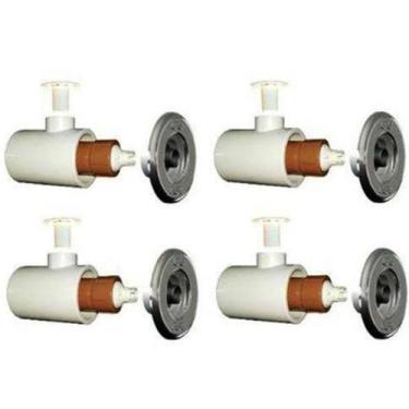 Imagem de Kit Piscina 4 Dispositivos de Hidromassagem Inox Pratic Sodramar
