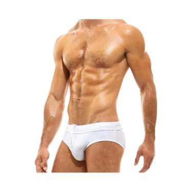Imagem de Sunga Masculina Sexy Transparente Com Tela Vazada E Cordão, Cintura Ba